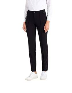 MAC Jeans Damen Anna Straight Jeans, Schwarz (Schwarz 090), 38 / L30 von MAC Jeans