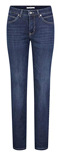 MAC Jeans Damen Melanie Straight Jeans, Blau (Dark Blue D845), W44/L30 von MAC Jeans