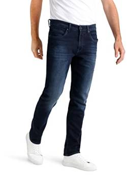 MAC Jeans Herren Arne Pipe Loose Fit Jeans, Blue Black 3D Authentic Wash H793, W35/L30 von MAC Jeans