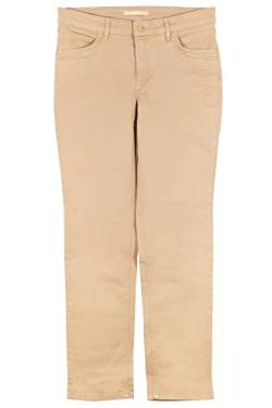 MAC Melanie New Stretchjeans Straight Leg Jeans Damen Feminine Fit, Farbe:Camel, Damengrößen:42, Hosenlänge:L32 von MAC Jeans