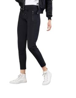 MAC Slim-Fit Hose 'Easy' mit Tunnelzug schwarz (090 Black) 34 CN von MAC Jeans