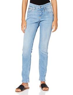 MCA Damen Rich Slim Jeans, per Pack Blau (Light Blue Authentic D295), W34/L26 (Herstellergröße: 34/26) von MAC Jeans
