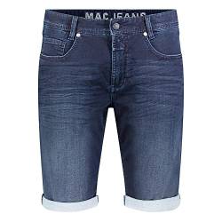 Mac 0994L 0562 00 Herren Jog'n Bermuda 5-Pocket-Form Gürtelschlaufen Knopf Uni, Groesse 31, dunkelblau Denim von MAC Jeans