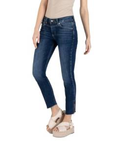 Mac - Damen 5-Pocket Jeans, Rich Slim (5755-90-0389L), Größe:W46, Länge:L26, Farbe:Dark blu net wash (D671) von MAC Jeans