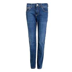 Mac Damen Jeans 0380L 5940 5-Pocketform schmaler Beinverlauf Stretc, Groesse 38/32, blau Denim von MAC Jeans