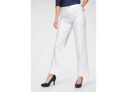 Bequeme Jeans MAC "Gracia" Gr. 48, Länge 30, weiß (white denim) Damen Jeans von MAC