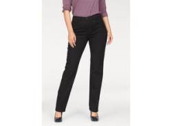 Bequeme Jeans MAC "Stella" Gr. 36, Länge 32, schwarz (black, black) Damen Jeans High-Waist-Jeans von MAC