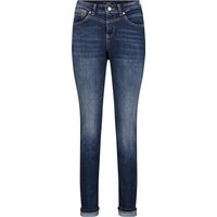 MAC Jeanshose, Gürtelschlaufe, Tapered-Fit, für Damen, blau, 40/28 von MAC