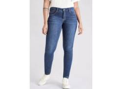 Skinny-fit-Jeans MAC "Dream Skinny" Gr. 46, Länge 30, blau (mid blue authentic wash) Damen Jeans Röhrenjeans von MAC