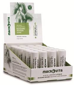 3 (THREE) PIECES MACROVITA LIP BALM VANILLA SPF 10 OLIVE OIL & BEESWAX 4 GR. von MACROVITA