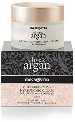 Macrovita Olive & Argan Multi-effective Hyaluronic Acid Pollution & Age Defense Cream 50ml von MACROVITA