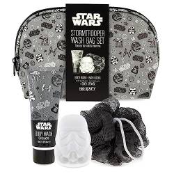 Disney Star Wars Official Wash Bag Set, White/Grey von MAD Beauty