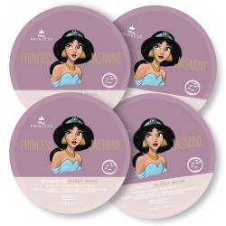 MAD BEAUTY Disney Pure Princess Aladdin Jasmin Gesichtsmasken -Set (4er-Set), Kokosnuss, Vegan, Sugarbody X Sam Dylan Edition, Mad Beauty von MAD Beauty
