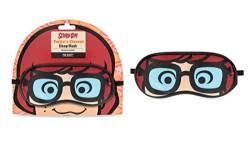 MAD BEAUTY Scooby-Doo Velma Brille Augenmaske, Plüschrückseite, bequem, lustig, nerdig, Stressabbau, besserer Schlaf von MAD Beauty