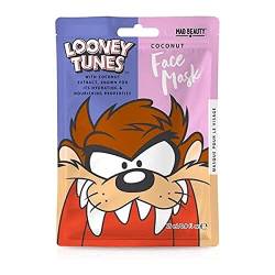 MAD Beauty Disney Looney Tunes Gesichtsmaske tasmanischer Teufel Taz- feuchtigkeitsspendende & entspannende Tuchmaske für gepflegte Haut und einen schönen Teint von MAD Beauty