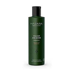 MÁDARA Organic Skincare | Colour And Shine Shampoo - 250ml, mit Nordleinsamen, Rosskastanie und Wegerich, farbbewahrend, stärkend, vegan, Ecocert-zertifiziert, recycelbare Verpackung von MÁDARA