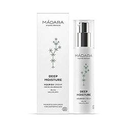 MÁDARA Organic Skincare | Deep Moisture Cream – 50 ml, Reichhaltig, Äußerst Nährend, Beruhigend, Für Trockene Und Dehydrierte Haut, Vegan, Ecocert-zertifiziert, Recycelbare Verpackung von MÁDARA