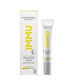 MÁDARA Organic Skincare | IMMU Nasolabial-Schutzcreme - 15 ml, Mit IMMU-ACTIVE Phyto-Komplex, Hydratisiert die Haut, Verstärkt die natürliche Schutzbarriere der Haut, Ecocert-zertifiziert von MÁDARA