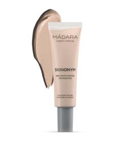 MÁDARA Organic Skincare | SKINONYM Semi-Matte Peptide Foundation, 20 IVORY, 30ml – Gestärkt durch kollagenunterstützende Peptide, Semi-mattes Finish, Passt sich der Hautstruktur an. von MÁDARA