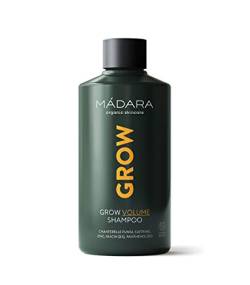 MÁDARA Organic Skincare | Wachstums-Volumen-Shampoo - 250ml, Mit Koffein und Zink, Auf Pilzbasis, Reaktiviert die Kopfhaut, Reinigt und verleiht dem Haar Volumen, Ecocert-zertifiziert von MÁDARA