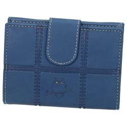 MADE IN SPAIN S683 Geldbörse Leder Eule Damen Handtaschen-Brieftaschen, Marineblau, 1, TASCHEN-PORTEN von MADE IN SPAIN
