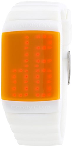 MADISON NEW YORK Unisex-Armbanduhr Candy Club Digital Automatik Silikon U4614-04 von MADISON NEW YORK