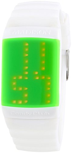 MADISON NEW YORK Unisex-Armbanduhr Candy Club Digital Automatik Silikon U4614-10 von MADISON NEW YORK