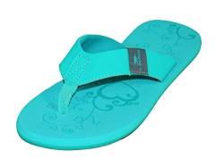 MADSea Damen Zehenstegpantolette Beach Woman | Zehentrenner Flip Flop Thong Sandale Badelatschen | Sommer Strand, türkis, 36 EU von MADSea