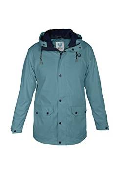 MADSea Herren Regenjacke Friesennerz 63080 Petrolblau, Farbe:petrolblau, Größe:4XL von MADSea