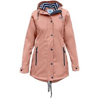 MADSea Regenjacke Regenjacke Friesennerz Rosa taillierter Regenmantel hat verlängertes Rückenteil von MADSea