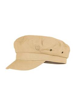 MADSea Unisex Canvas Elbsegler Schirmkappe Schirmmütze, Farbe:beige, Größe:L von MADSea