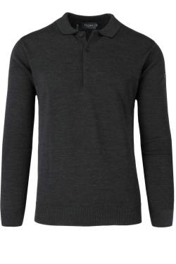 MAERZ Classic Fit Pullover anthrazit, Einfarbig von MAERZ