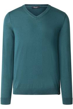 MAERZ Classic Fit Pullover petrol, Einfarbig von MAERZ