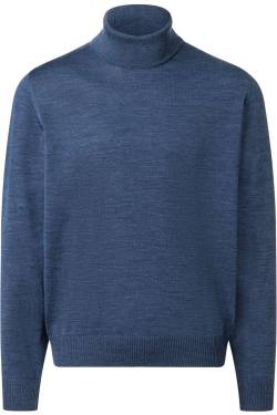 MAERZ Classic Fit Rollkragenpullover dunkelblau, Einfarbig von MAERZ