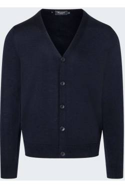 MAERZ Classic Fit Strickjacke navy, Einfarbig von MAERZ