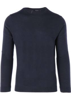 MAERZ Modern Fit Pullover navy, Einfarbig von MAERZ