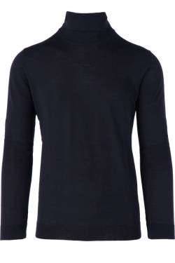 MAERZ Modern Fit Rollkragenpullover navy, Einfarbig von MAERZ