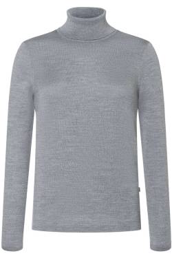 MAERZ Regular Fit Damen Rollkragenpullover silber, Einfarbig von MAERZ