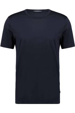 MAERZ Regular Fit T-Shirt Rundhals navy, Einfarbig von MAERZ