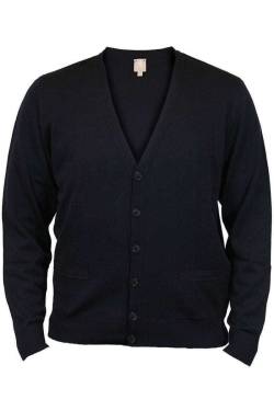 MAERZ Superwash Classic Fit Cardigan navy, Einfarbig von MAERZ