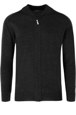 MAERZ Superwash Classic Fit Cardigan schwarz, Einfarbig von MAERZ