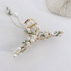 Refined Lily Of The Valley Shark Clip Hair Claw Clips For Women Headwear Hairpins Claw Clip Shark Clip 01 von MAFSMJP