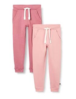 MAGIC KIDS WEAR Jogginghose Kinder und Babies aus Baumwolle, 2er Pack Mesa Rose (585), 122 von MAGIC KIDS WEAR