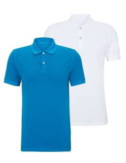 MAGIC SELECT Kurzarm-Polo für Herren. Lässiges Polo-Golf-T-Shirt. Tailliert und kurz. 100% Bambusfaser von MAGIC SELECT