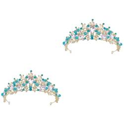 MAGICLULU 2 Stk Kristallkrone für Kinder Fuchsohren Stirnband leichtes Stirnband kinder haarreif tierohren haarreif kinder das Geschenk Hochzeitsgeschenke Haarteile für Kinder Haarschmuck von MAGICLULU
