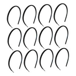 MAGICLULU 20st Schwarzes Stirnband Haarschmuck Für Männer Zähne Stirnband Modische Stirnbänder Für Damen Stirnband Für Männer Rutschfester Haarreifen Make-up-haarband Harz Feder Ausgabekarte von MAGICLULU