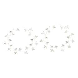 MAGICLULU 2St Braut Haarkranz goldenes Stirnband Hochzeitsgirlande Haarrebe Hochzeit Tiara Haarbänder Perlenhaarband Kopfbedeckung aus Legierung Hochzeitskleid Haarschmuck Brautjungfer von MAGICLULU