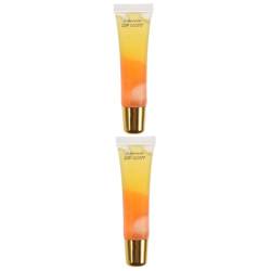 MAGICLULU 2St Lipgloss Handspiegel silberne Haarperlen Damenanzüge protect Lippenöl Lippenstift Schönheitswerkzeuge für Frauen befeuchten einstellen Schlauch Vitamin E von MAGICLULU