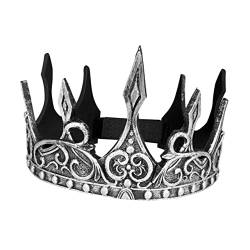 MAGICLULU 2St Prinz Diademe Halloween-Dekor Königlicher König König für Jungen Krone für Kinder Cosplay Männer die Krone Kinderkleidung Kronenschmuck PU-Krone Kuchen schmücken Hut Zubehör 3d von MAGICLULU