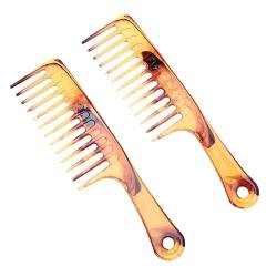 MAGICLULU 2St Retro-Kamm slico hairbrush haatbürste haar kur comfy Haarpolsterkamm Antistatischer Haarkamm Haarpflegekamm Friseur-Styling-Tools Kamm mit geradem Griff Hinterkopf Ölkamm Mann von MAGICLULU